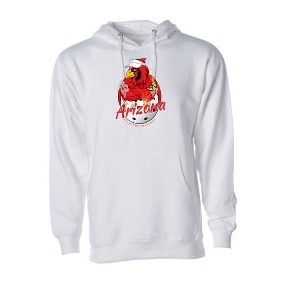 Arizona Cardinal in Flames Pickleball Sweatshirt