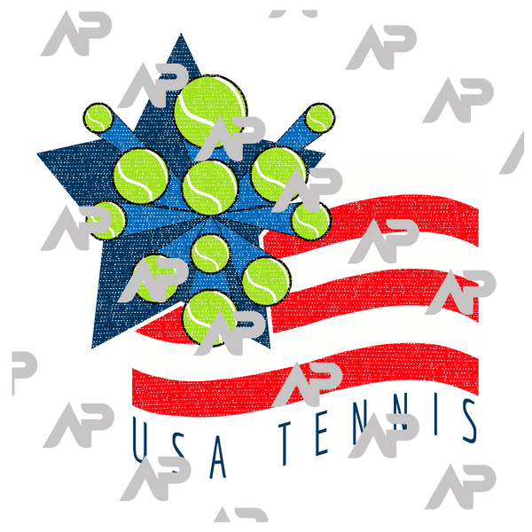 USA Tennis Flag Tank Top