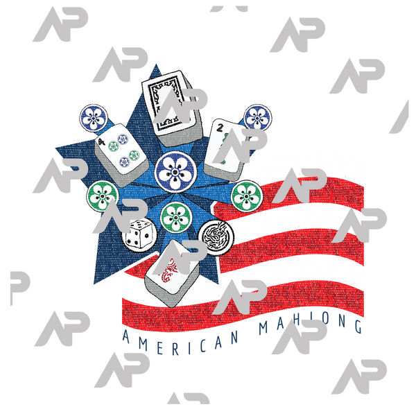 American Mahjong Flag T-Shirt