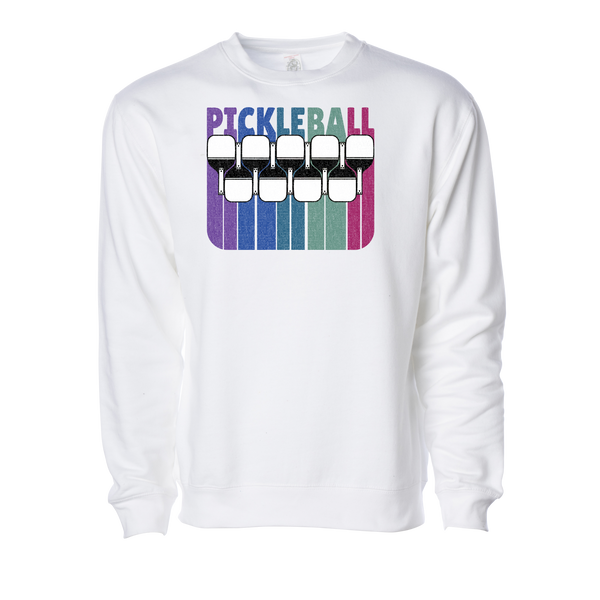 Retro Pickleball Paddles Sweatshirt