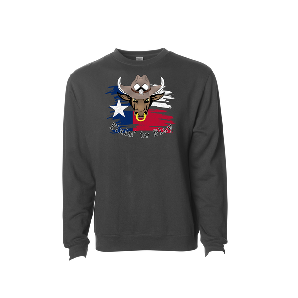 Texas Fixin' to Play Pickleball Sweatshirt