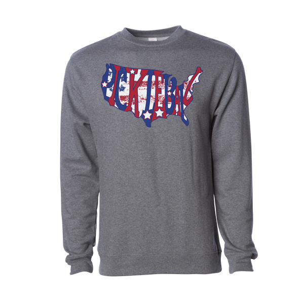USA Pickleball with Flag Sweatshirt