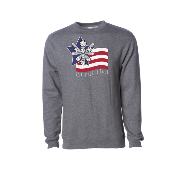 USA Exploding Pickleball Flag Sweatshirt
