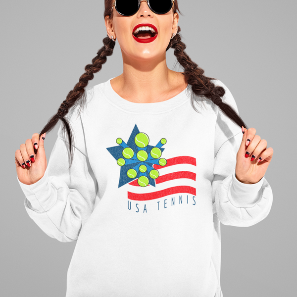 USA Tennis Flag Sweatshirt