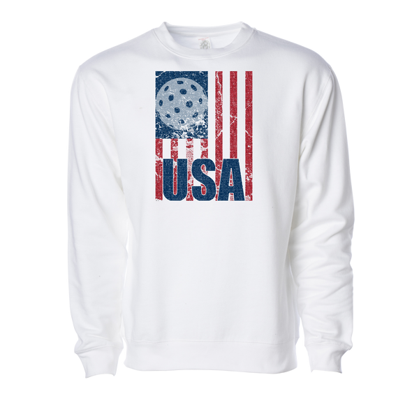 USA Pickleball Flag Sweatshirt