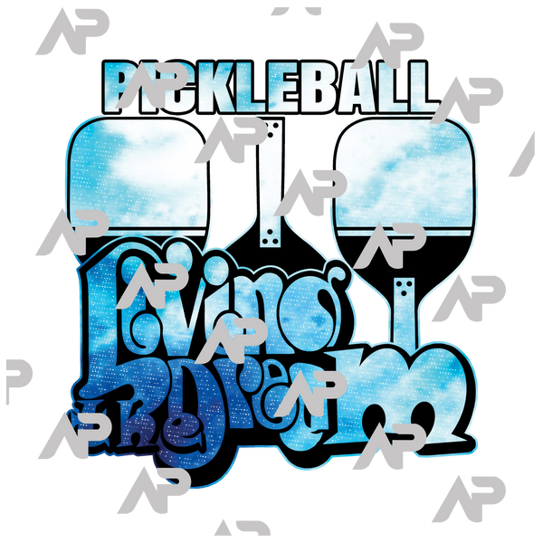 Pickleball Living the Dream in Color Tank Top