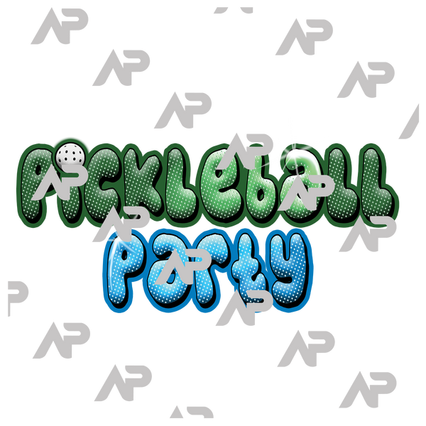 Pickleball Party Graffiti T-Shirt