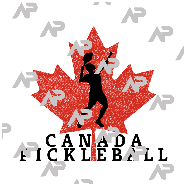 Canadian Maple Leaf Pickleball T-Shirt
