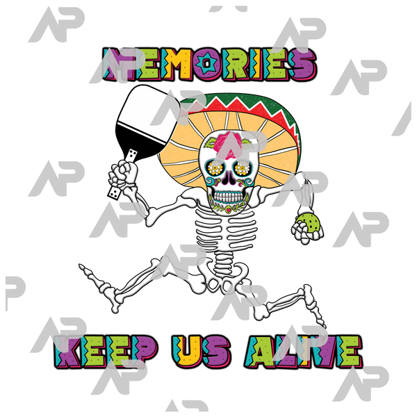 Memories Keep us Alive Pickleball Tank Top