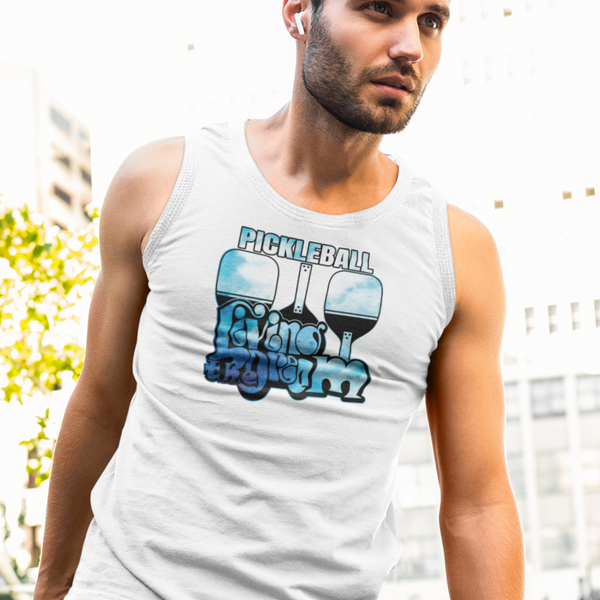 Pickleball Living the Dream in Color Tank Top