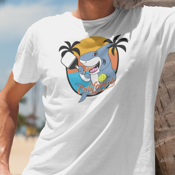 California Shark Pickleball T-Shirt