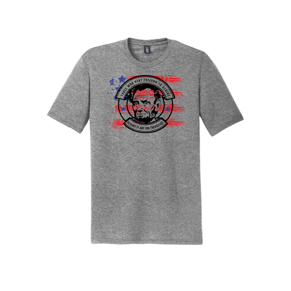 "Those who deny freedom to others deserve it not for themselves" ~Abraham Lincoln T-Shirt