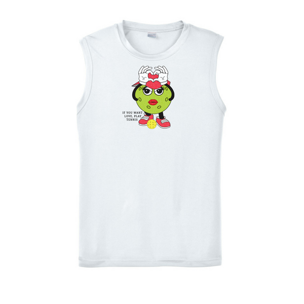 If you want love, play Tennis Pickleball Tank Top