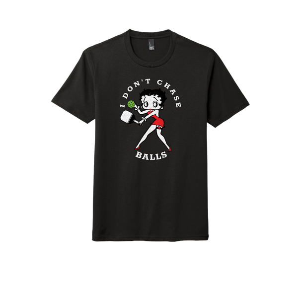 "I don't chase balls" Betty Boop T-Shirt