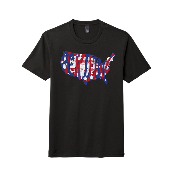 USA Pickleball with Flag T-Shirt