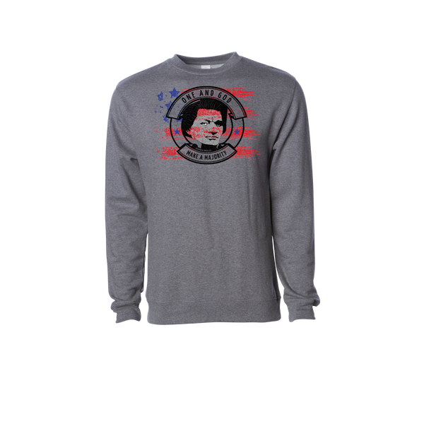 "One and God make a majority" ~Federick Douglass Sweatshirt