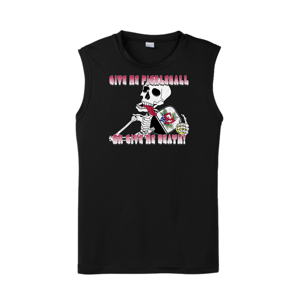 Give me Pickleball or Give me Death Pickleball Tank Top