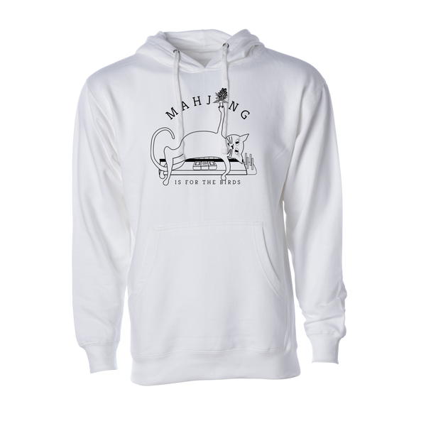 "Mahjong is for the Birds" Skinny Cat Sweatshirt