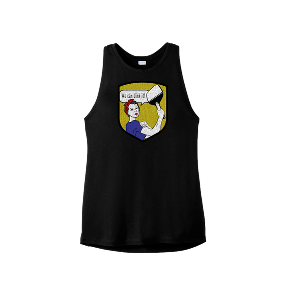 We can Dink it! Rosie the Riveter Pickleball Tank Top