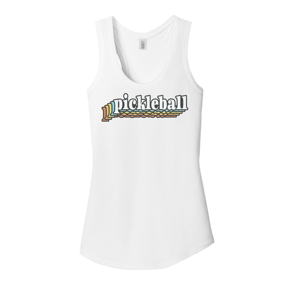 70's Retro Pickleball Tank Top