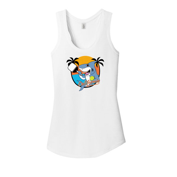 California Shark Pickleball Tank Top