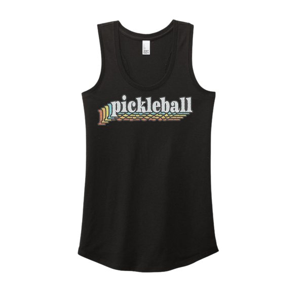 70's Retro Pickleball Tank Top