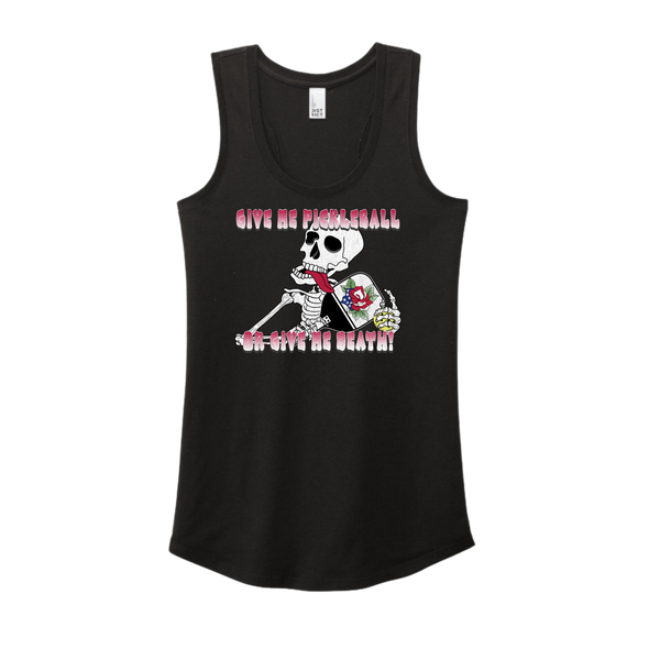 Give me Pickleball or Give me Death Pickleball Tank Top