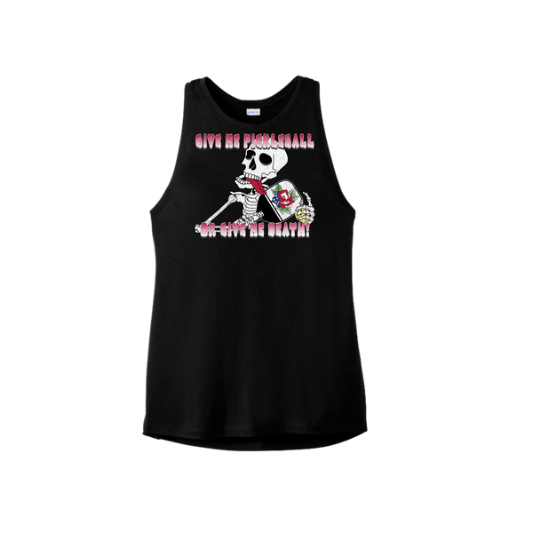 Give me Pickleball or Give me Death Pickleball Tank Top