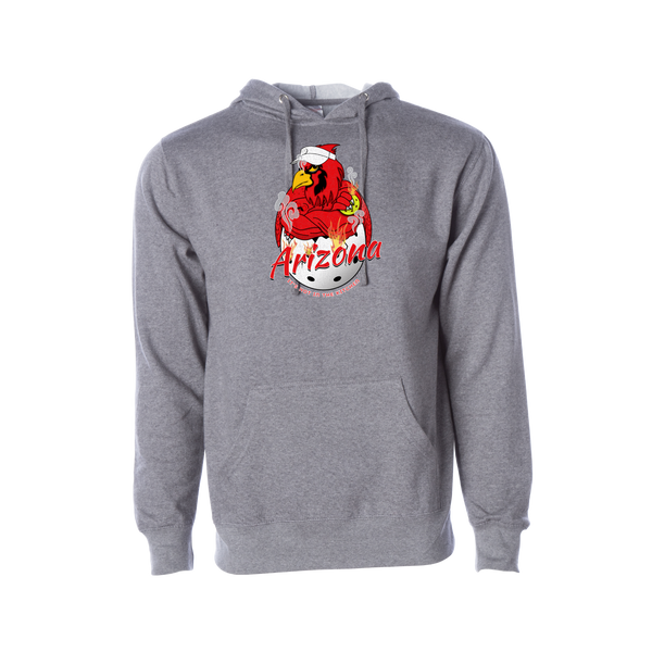 Arizona Cardinal in Flames Pickleball Sweatshirt
